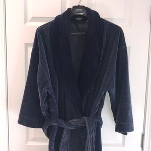 Men’s velour bathrobe
